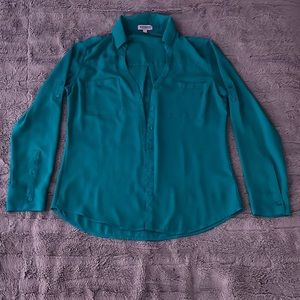Turquoise blouse